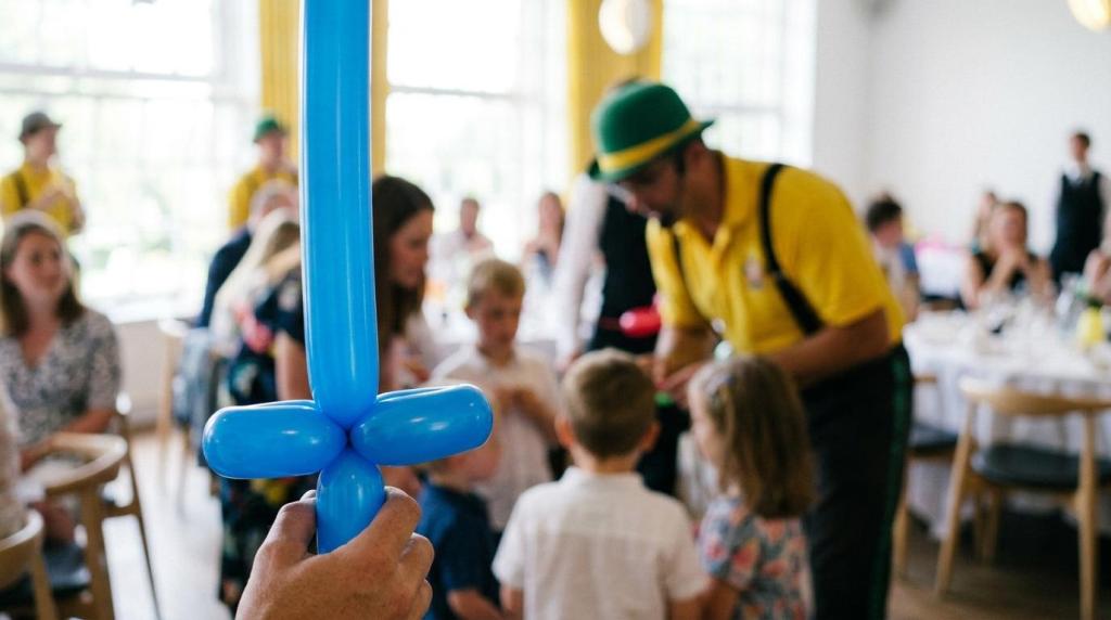 børneunderholdning til familiedag