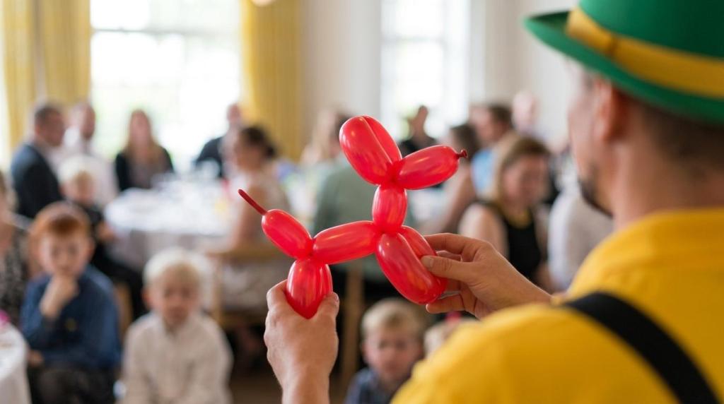 morsom underholdning til fest